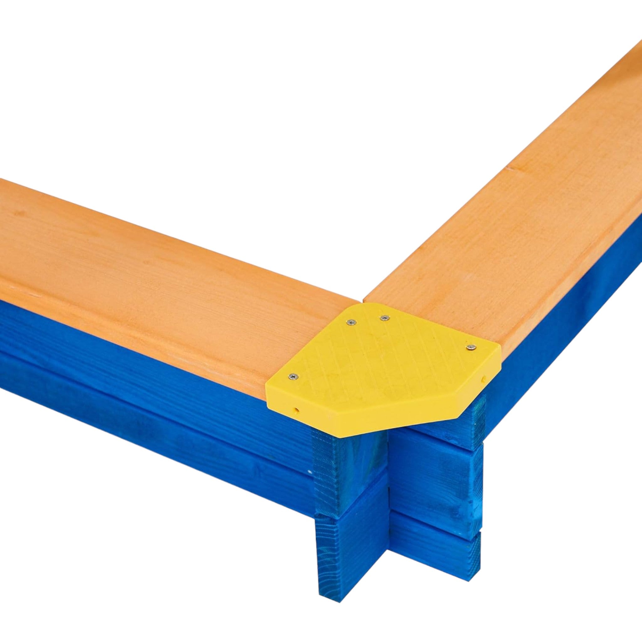 Παιδικό sandbox από ξύλο 117x117 cm, με ρυθμιζόμενο, αδιάβροχο κάλυμμα θόλου anti-UV 30