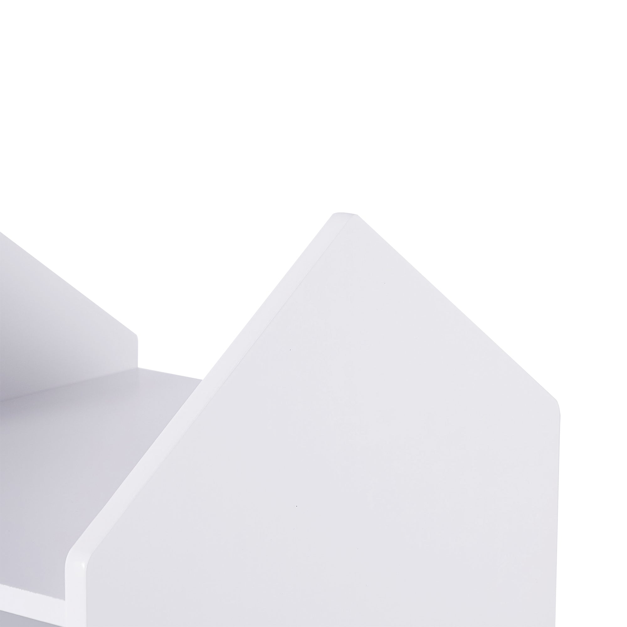 ROCKET Περιστρεφόμενο Τμήμα 360 Μοιρών με Ράφια 4 Επιπέδων, Ξύλινο - για Αποθήκευση Βιβλίων και Παιχνιδιών ΛΕΥΚΟ/ΓΚΡΙ