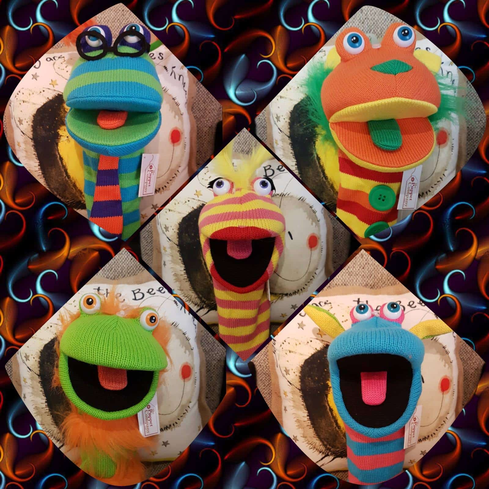 Κούκλα για κουκλοθέατρο Sock Monster Gloria
