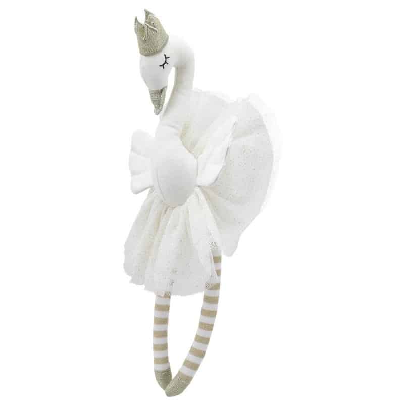 Κούκλα Wilberry Rag White Swan 38 cm.