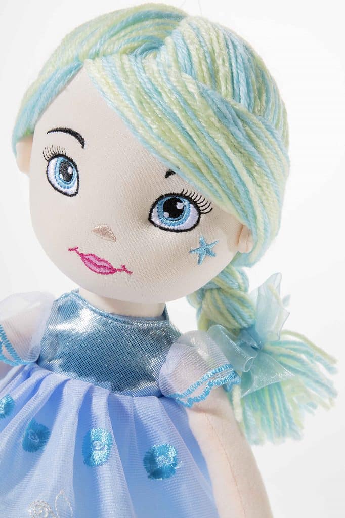 Μαλακή κούκλα Bella Azuri 35 cm.