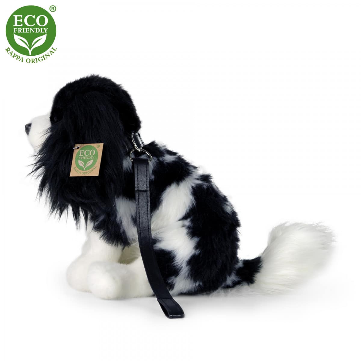 Λούτρινο Dog Cavalier King Charles Spaniel με λουρί 27 cm.