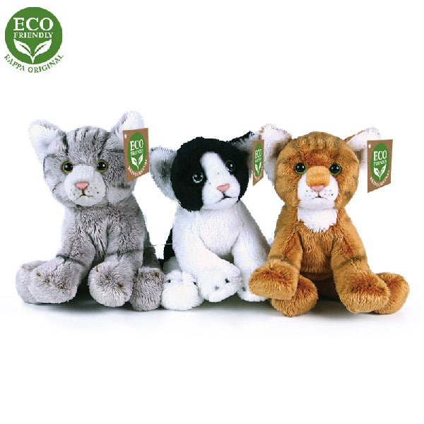 Λούτρινο γατάκι τζίντζερ 14 εκ.