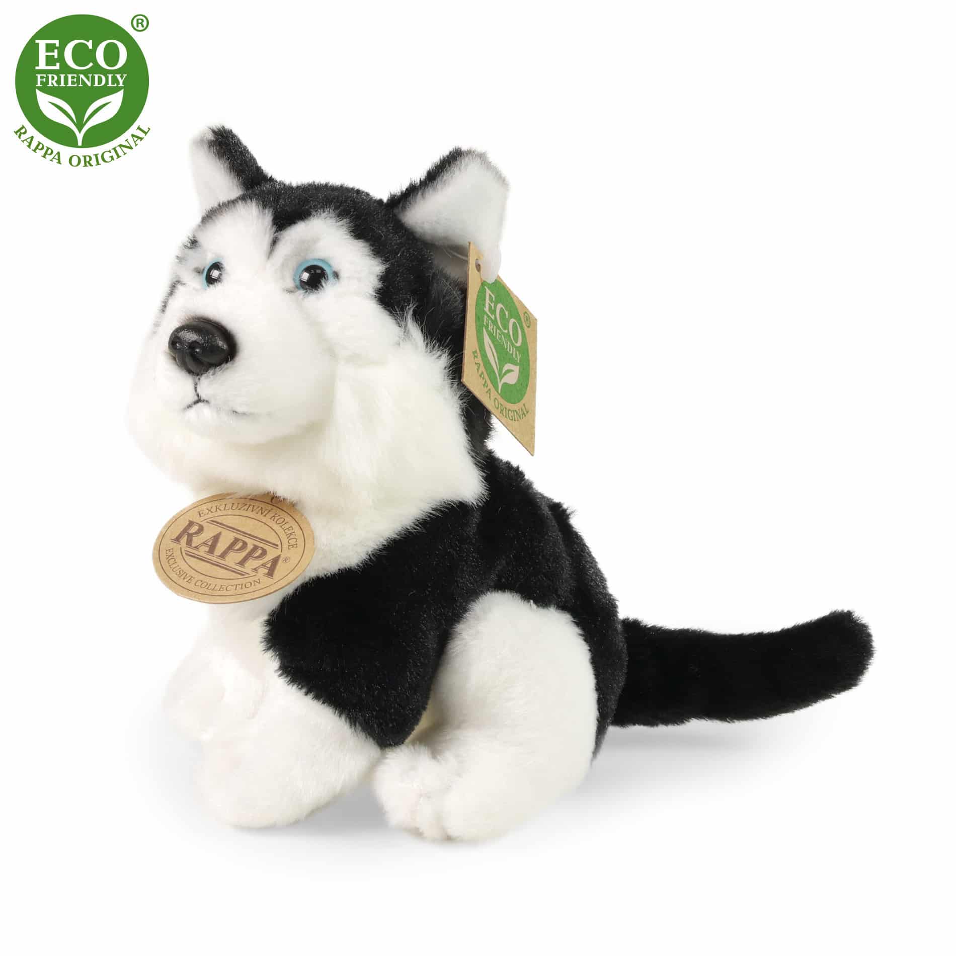 Λούτρινο Husky μαύρο 16 cm.