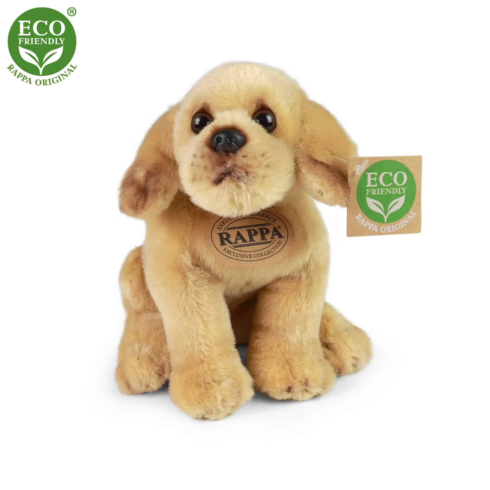 Λούτρινο Dog Beige Labrador κάθετο 20 cm.