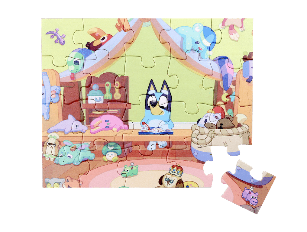 Bluey ξύλινο παζλ 20 τεμαχίων