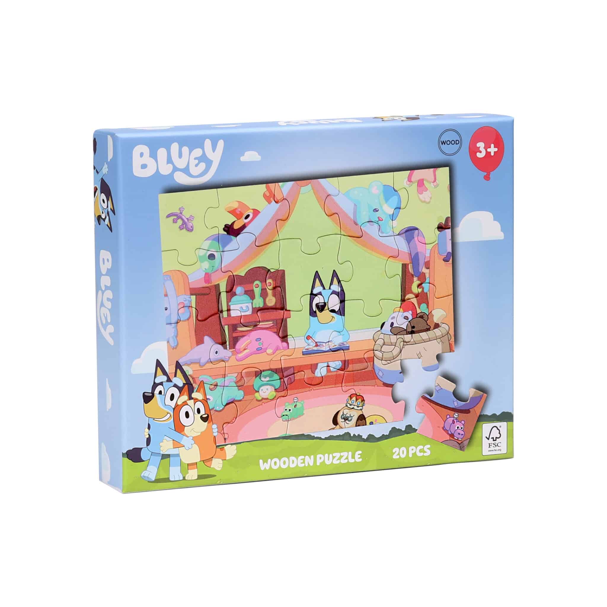 Bluey ξύλινο παζλ 20 τεμαχίων