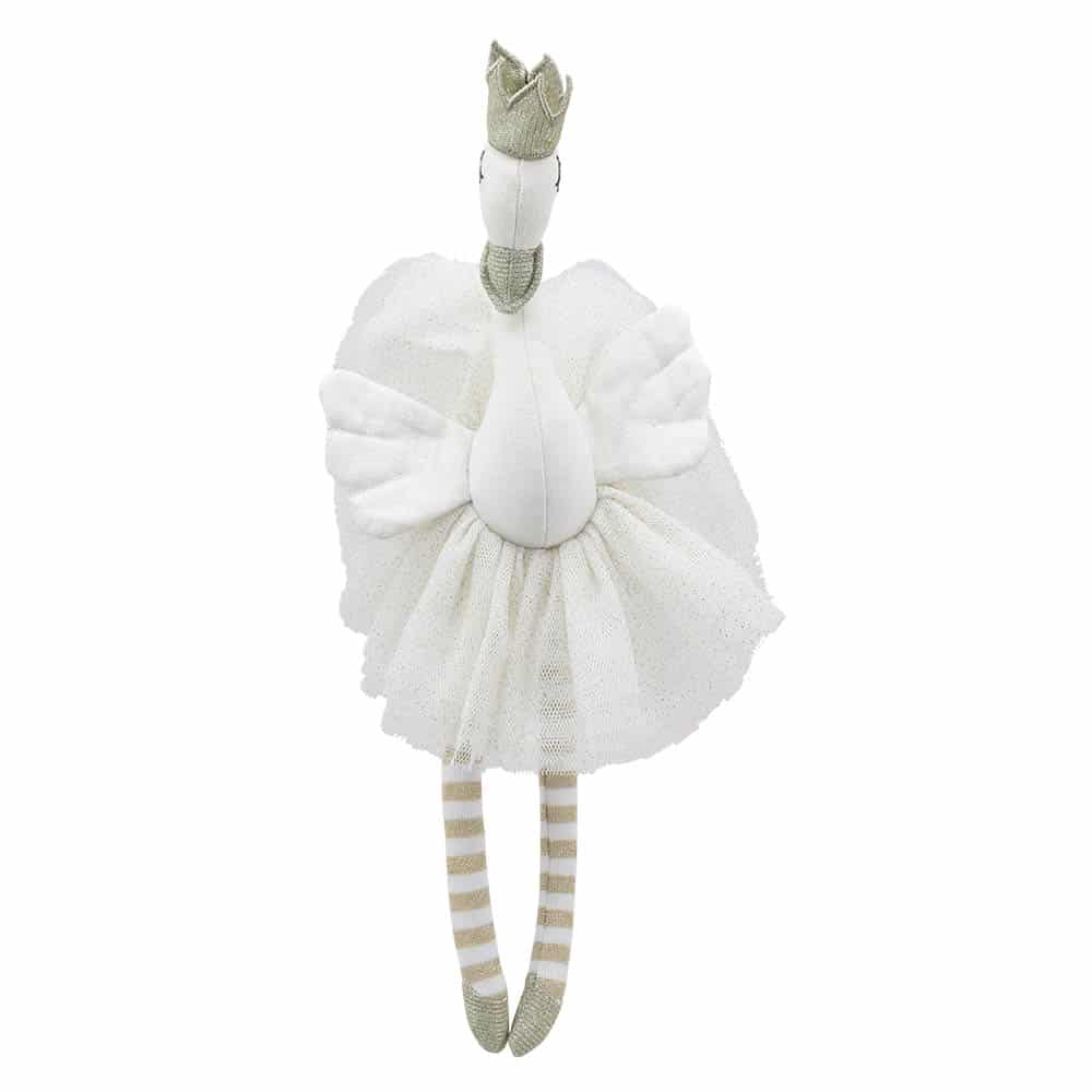 Κούκλα Wilberry Rag White Swan 38 cm.