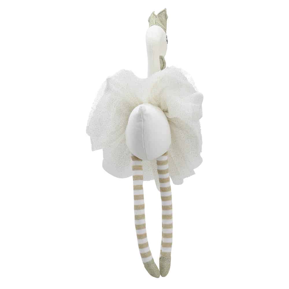 Κούκλα Wilberry Rag White Swan 38 cm.