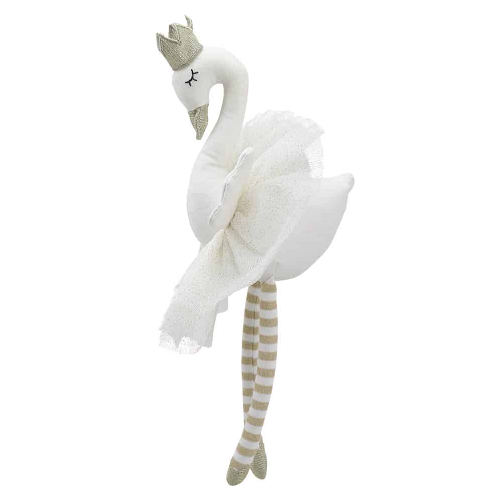 Κούκλα Wilberry Rag White Swan 38 cm.
