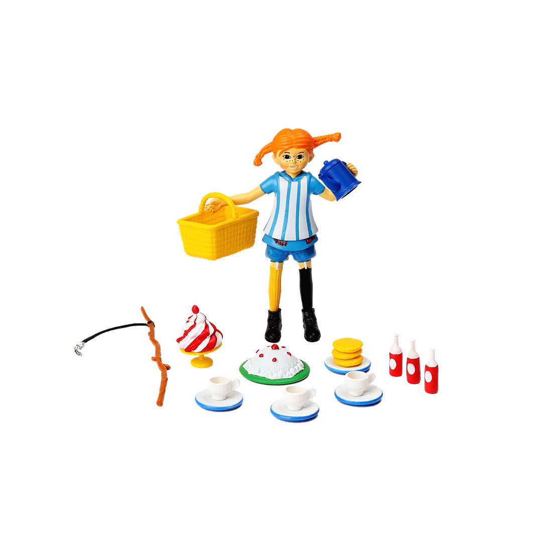 Pippi Longstocking ειδώλιο και αξεσουάρ "Pippi's Garden Tea"