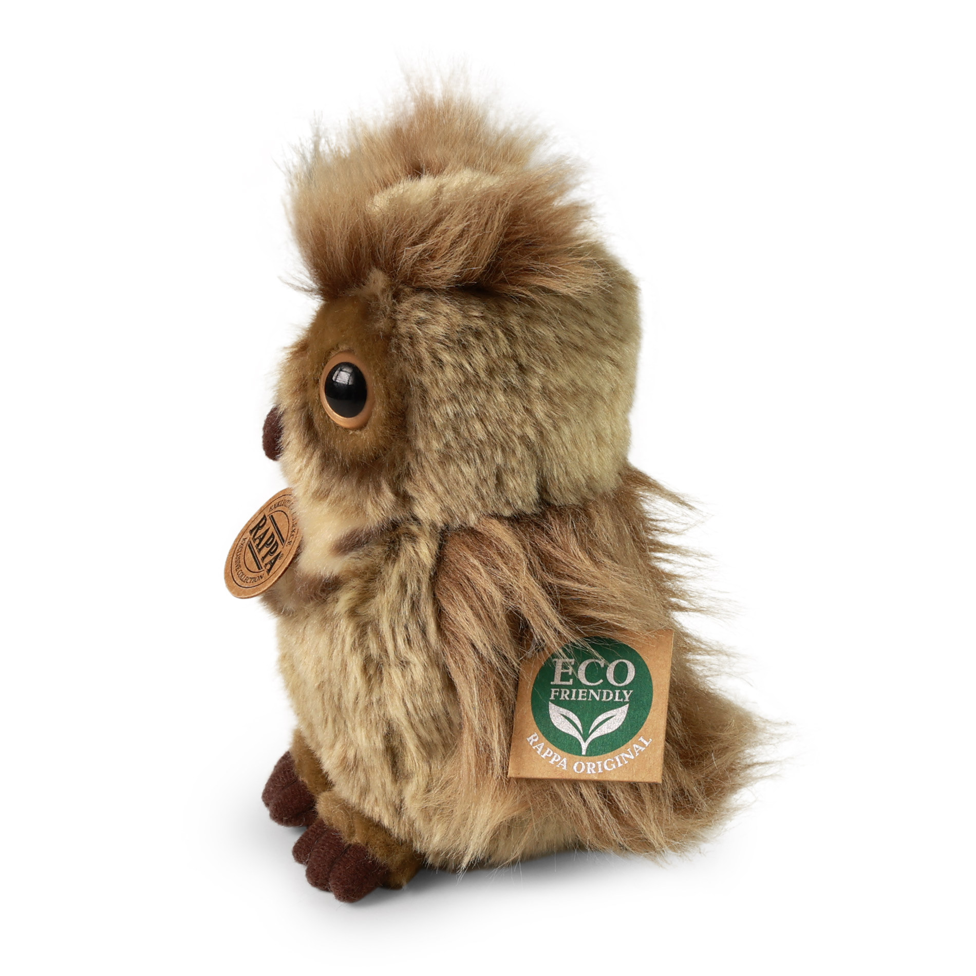 Λούτρινη Κέρατα Κουκουβάγια 16 cm.