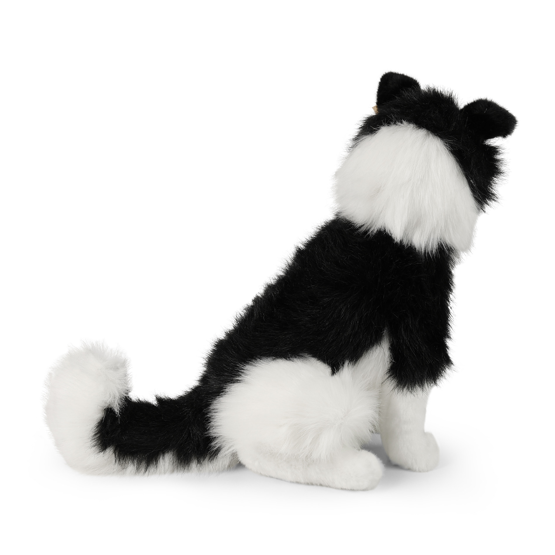 Οικολογικό λούτρινο παιχνίδι Border Collie με κάθισμα 40 εκ.