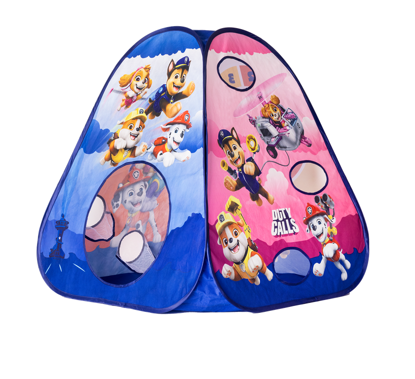 PAW PATROL Παιδική σκηνή με παιχνίδια 3 σε 1