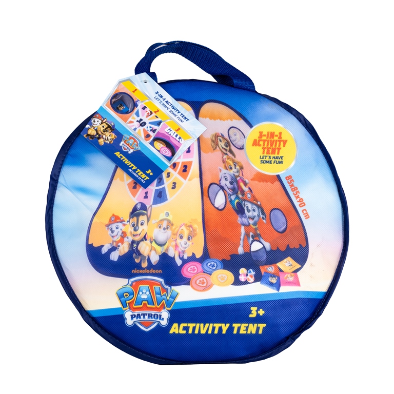 PAW PATROL Παιδική σκηνή με παιχνίδια 3 σε 1