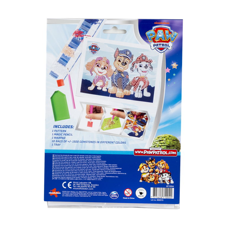 Μωσαϊκό διαμαντιών PAW PATROL
