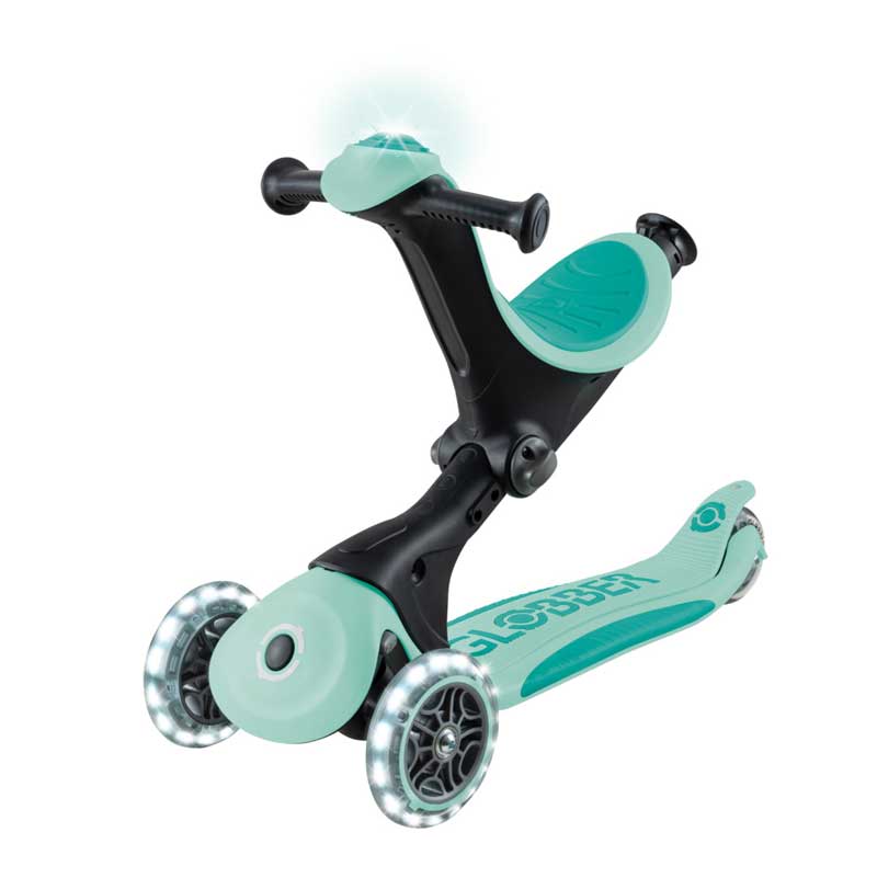 Πατίνι 5 σε 1 GLOBBER GO UP DELUXE LITS 360° - πράσινο μέντας