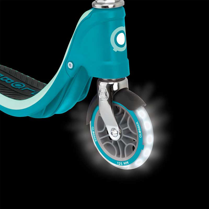 Δίτροχο φωτιζόμενο σκούτερ FLOW 125 LIGHTS - μπλε-πράσινο