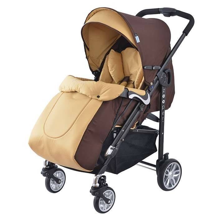 Καρότσι Zooper Waltz Khaki Plaid, σε συνδυασμό με καφέ και μπεζ