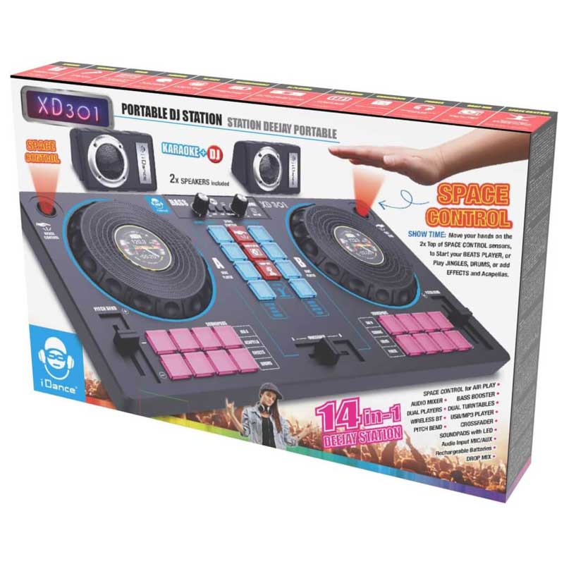 Παιδική κονσόλα DJ 14 σε 1, μαύρη