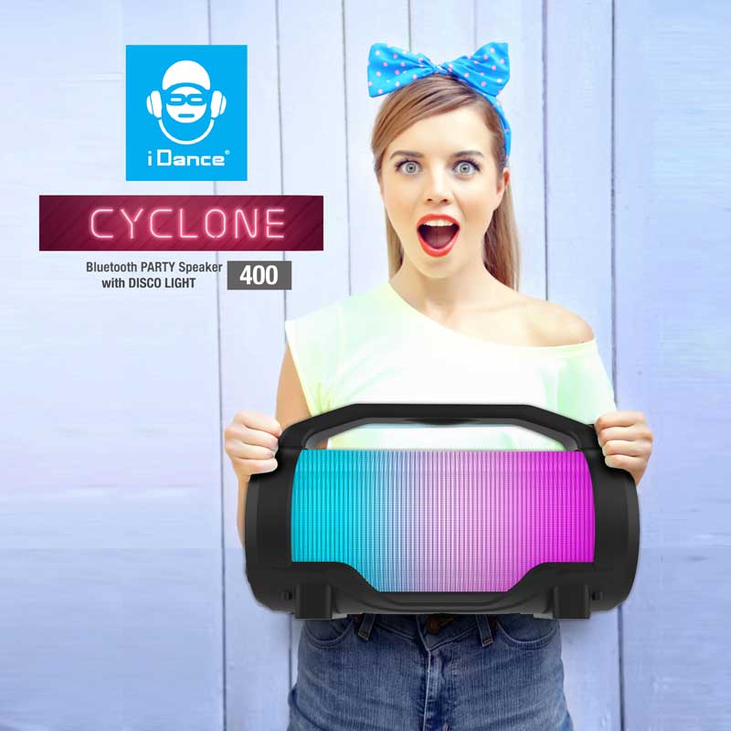 Ηχείο Bluetooth καραόκε με μικρόφωνο, μαύρο