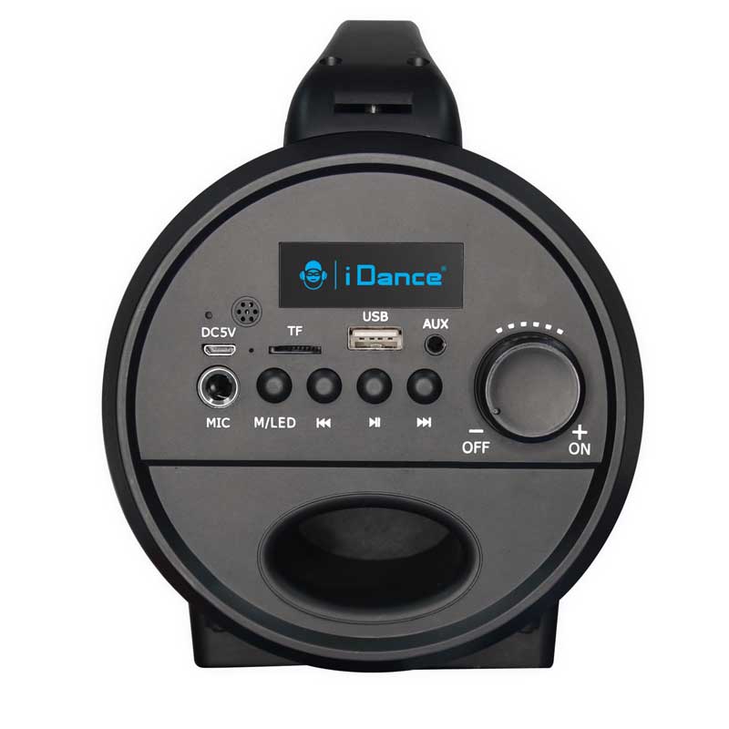 Ηχείο Bluetooth καραόκε με μικρόφωνο, μαύρο