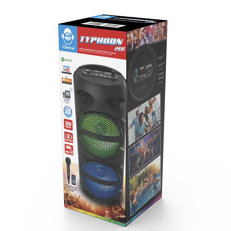 Ηχείο Bluetooth με μικρόφωνο, Typhoon 200