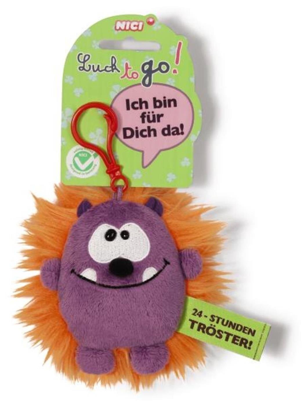 Μπρελόκ Goblin μωβ/πορτοκαλί 10 cm.