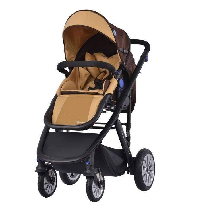 Καρότσι Zooper Flamenco Khaki Plaid 2 σε 1, καφέ