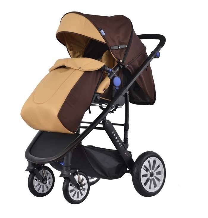Καρότσι Zooper Flamenco Khaki Plaid 2 σε 1, καφέ