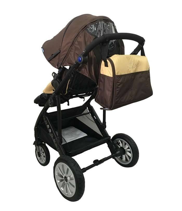 Καρότσι Zooper Flamenco Khaki Plaid 2 σε 1, καφέ