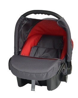 Κάθισμα αυτοκινήτου Baby Merc Junior Twist σε γραφίτη και κόκκινο χρώμα