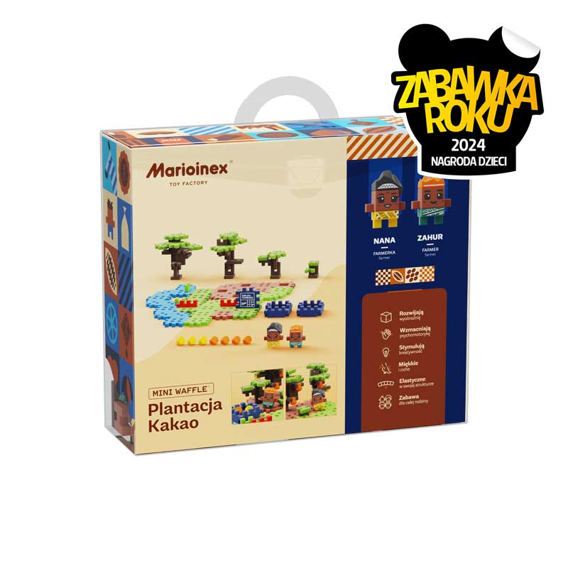 Marioinex Μίνι Μηχανή Δημιουργίας Βάφλας "Cocoa Plantation", 100 τεμάχια