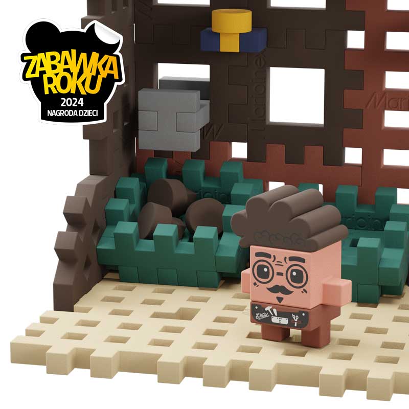 Μίνι μηχανή βάφλας Marioinex "Chocolate Factory", 230 τεμάχια