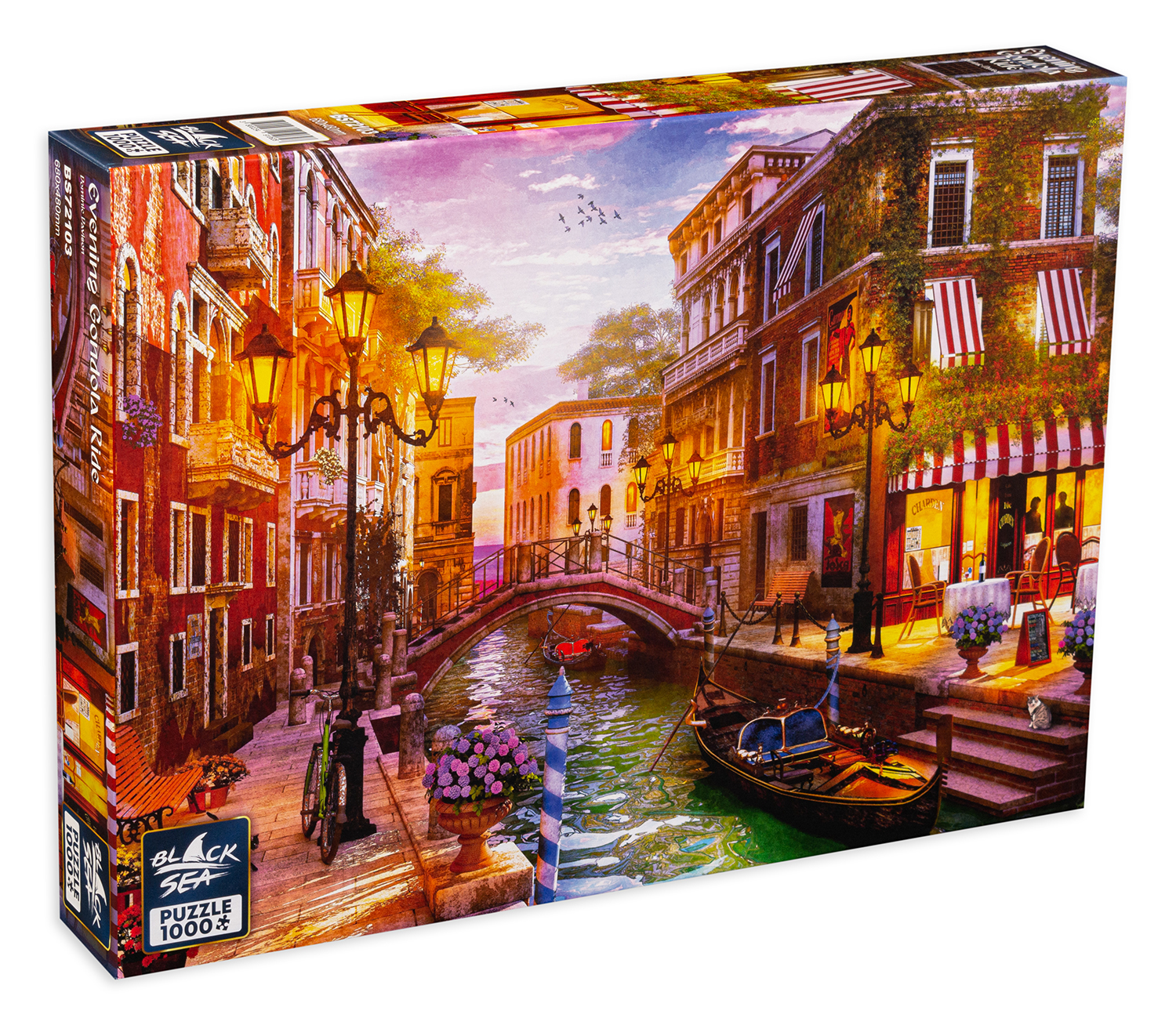 Black Sea 1000 Piece Jigsaw Puzzle - Βραδινή βόλτα με γόνδολα από τον Dominic Davison