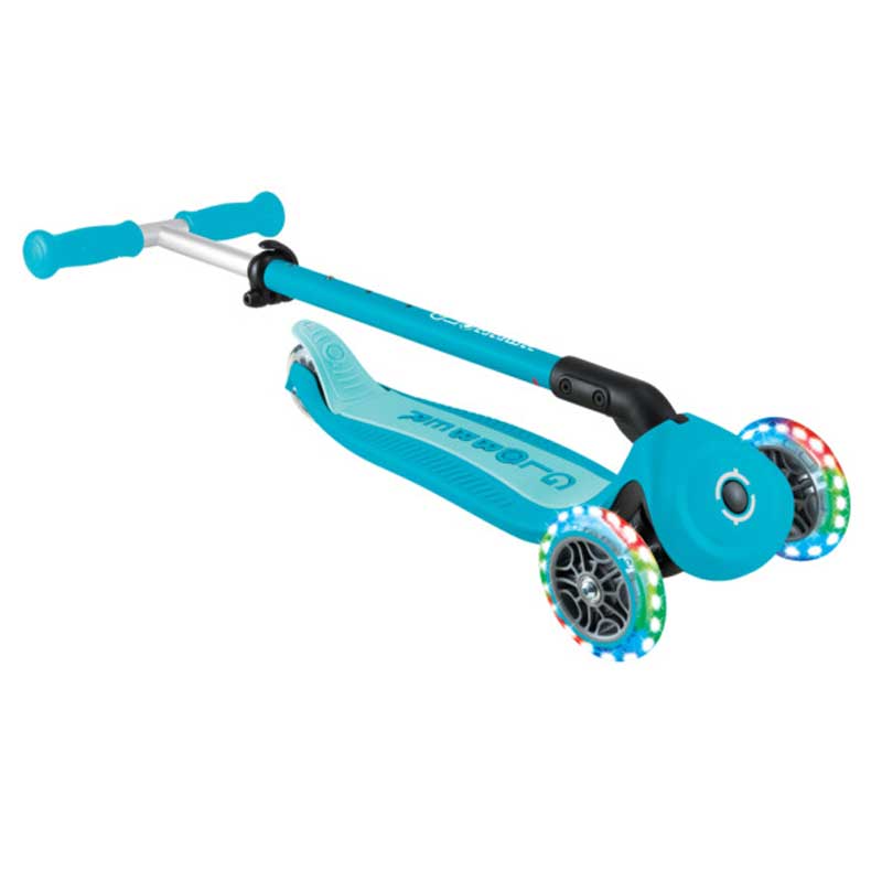 Πτυσσόμενο σκούτερ 5 σε 1 GLOBBER GO UP ACTIVE LITS 360° - aqua