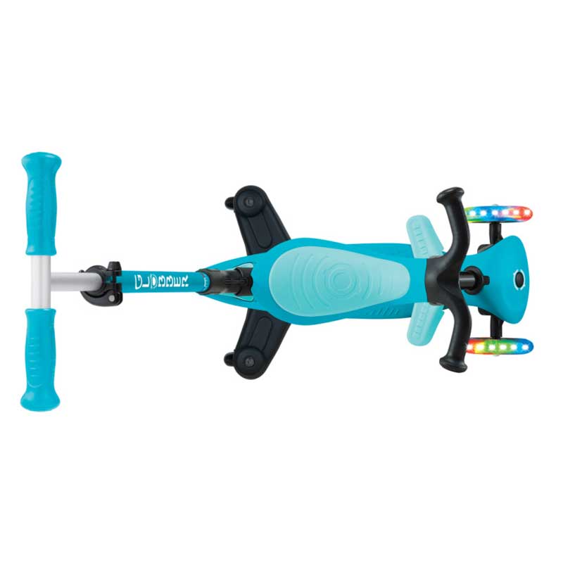 Πτυσσόμενο σκούτερ 5 σε 1 GLOBBER GO UP ACTIVE LITS 360° - aqua