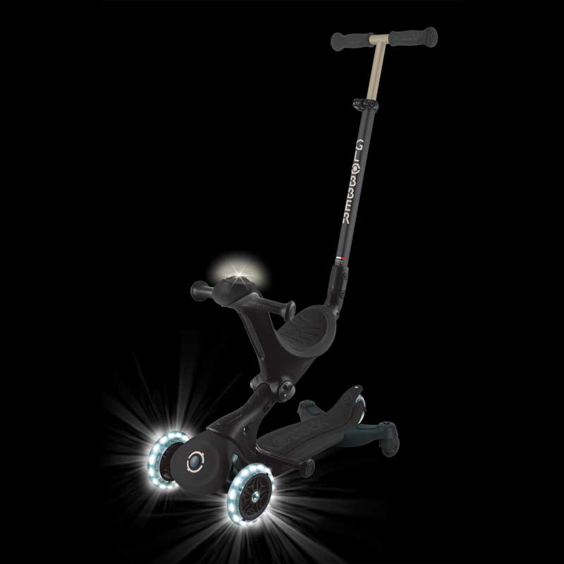 Πατίνι 5 σε 1 GLOBBER GO UP DELUXE LITS 360° - μαύρο