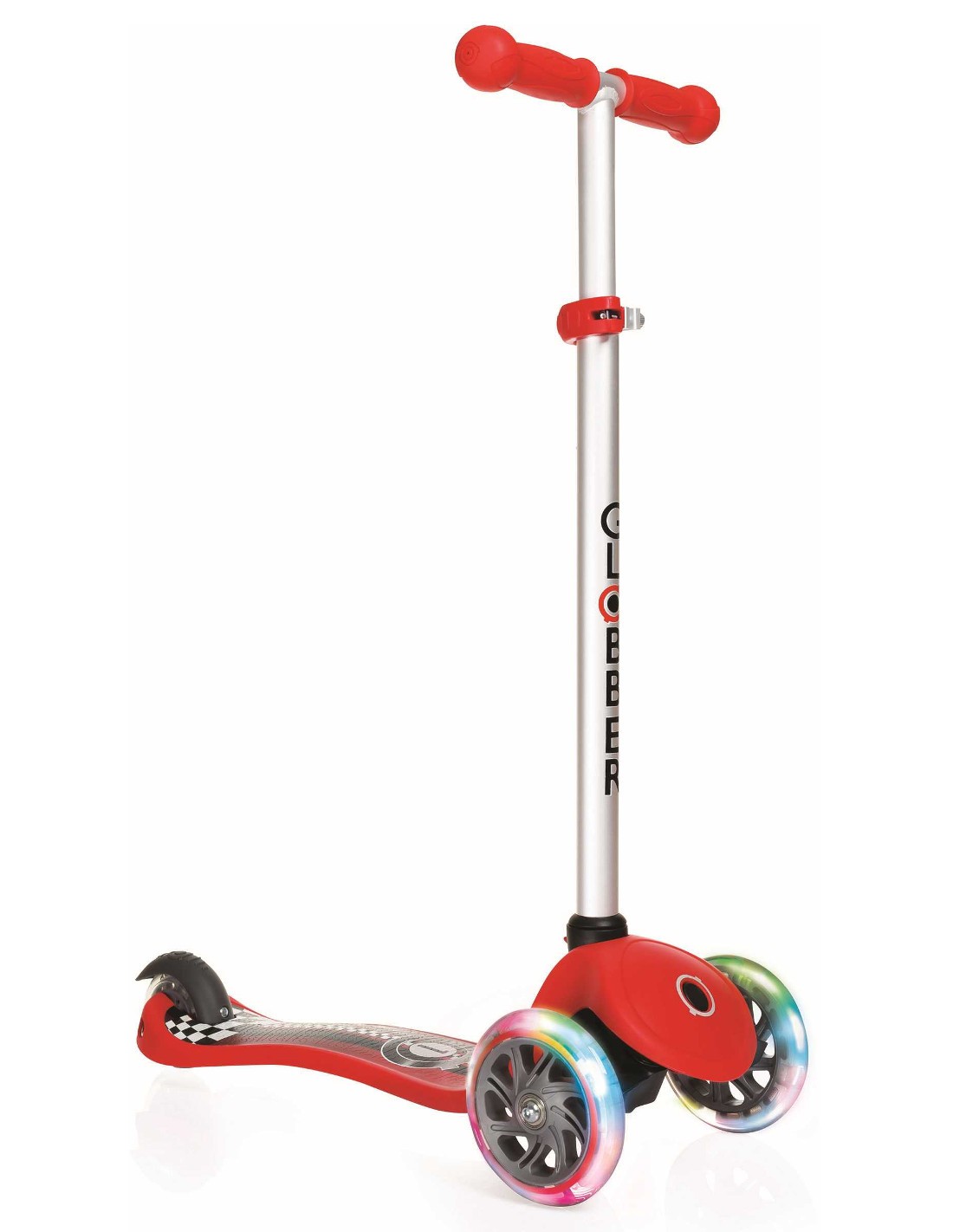 Primo Fantasy Light Scooter με λαμπερά ελαστικά - Red Racing Print