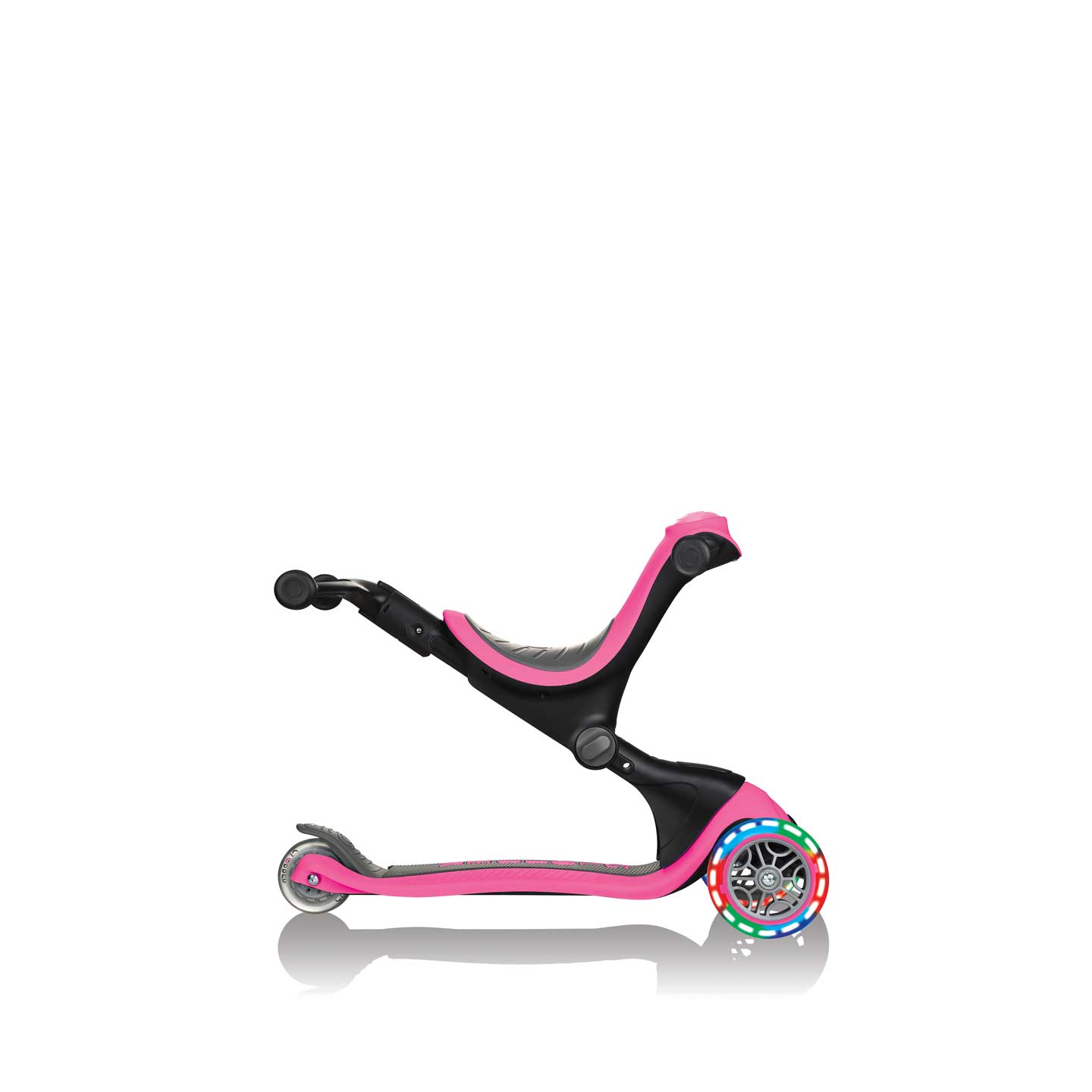 GO UP Deluxe Lights 5 σε 1 Scooter Parental Control - Ροζ