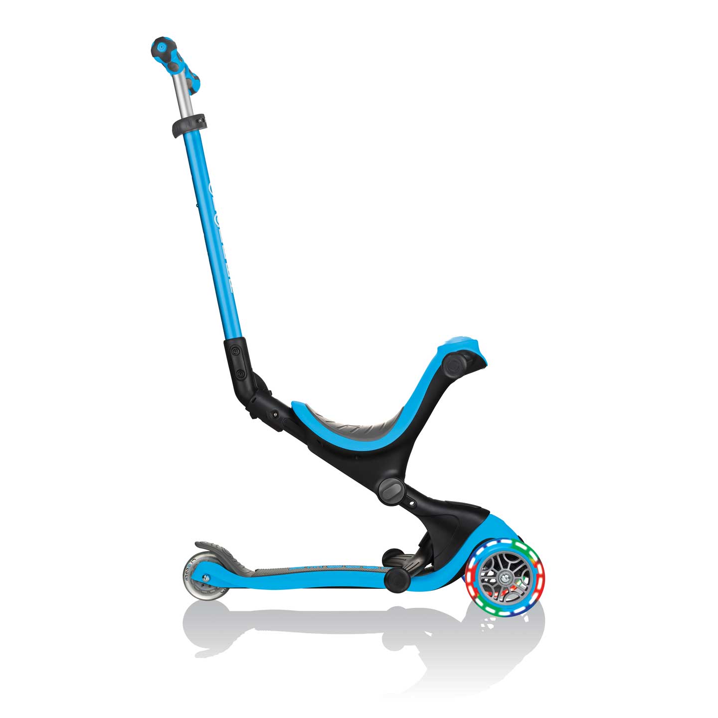 Scooter 5 σε 1 Parental Control, GO UP Deluxe Lights - Μπλε