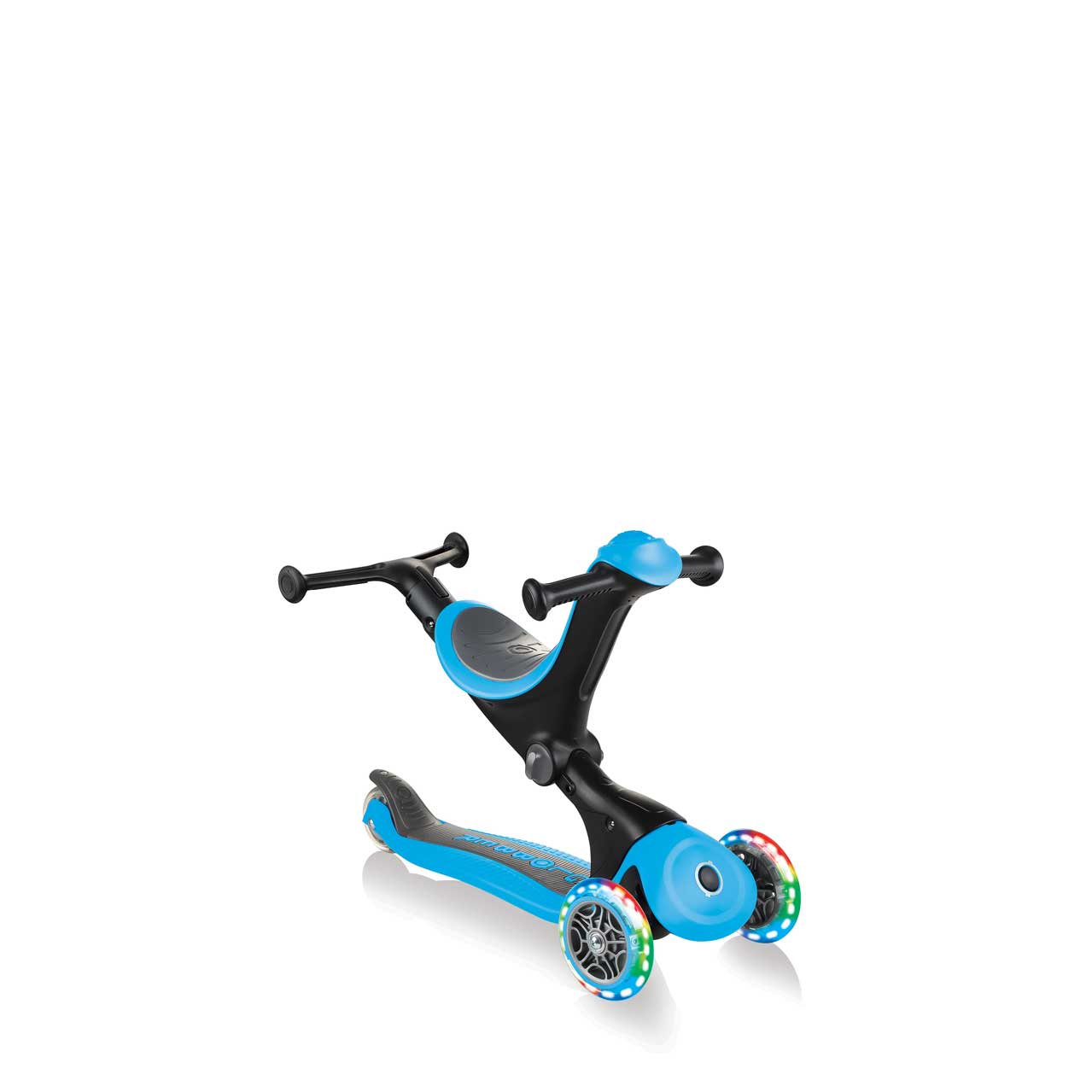 Scooter 5 σε 1 Parental Control, GO UP Deluxe Lights - Μπλε
