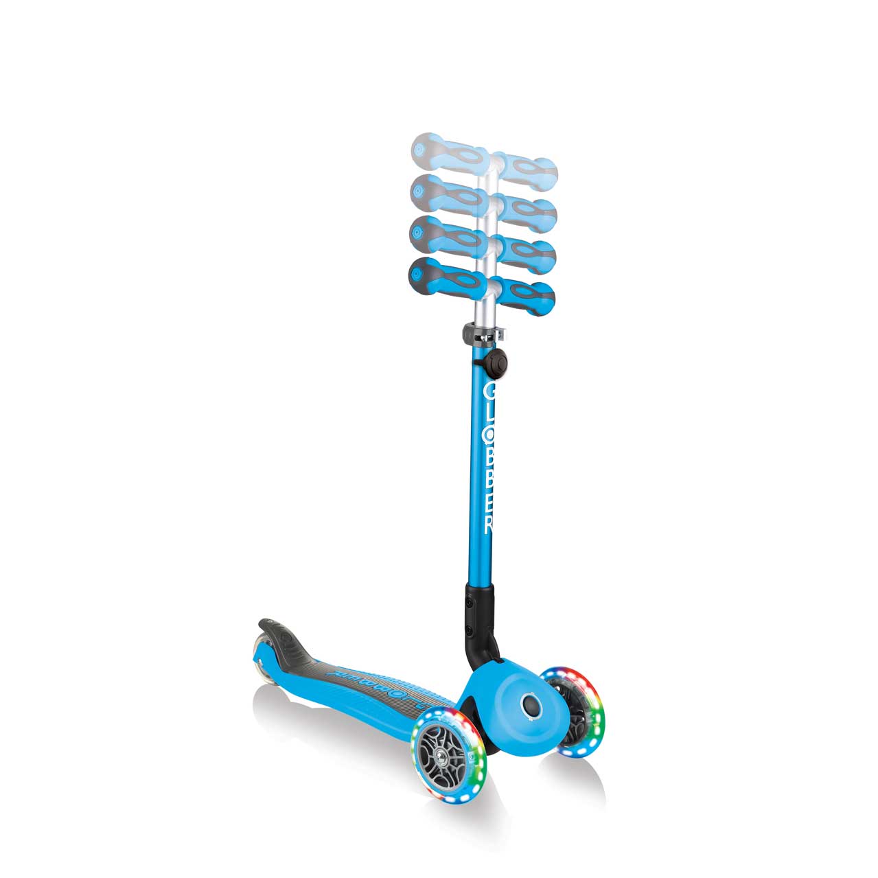 Scooter 5 σε 1 Parental Control, GO UP Deluxe Lights - Μπλε