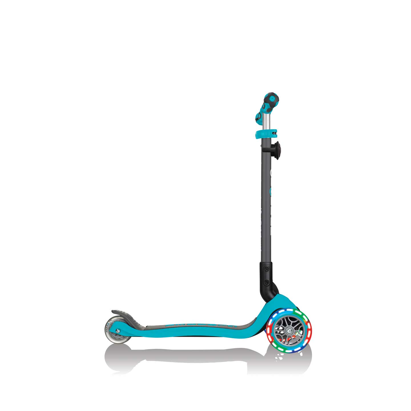 Scooter με γονικό έλεγχο 5 σε 1, GO UP Deluxe Lights - Turquoise