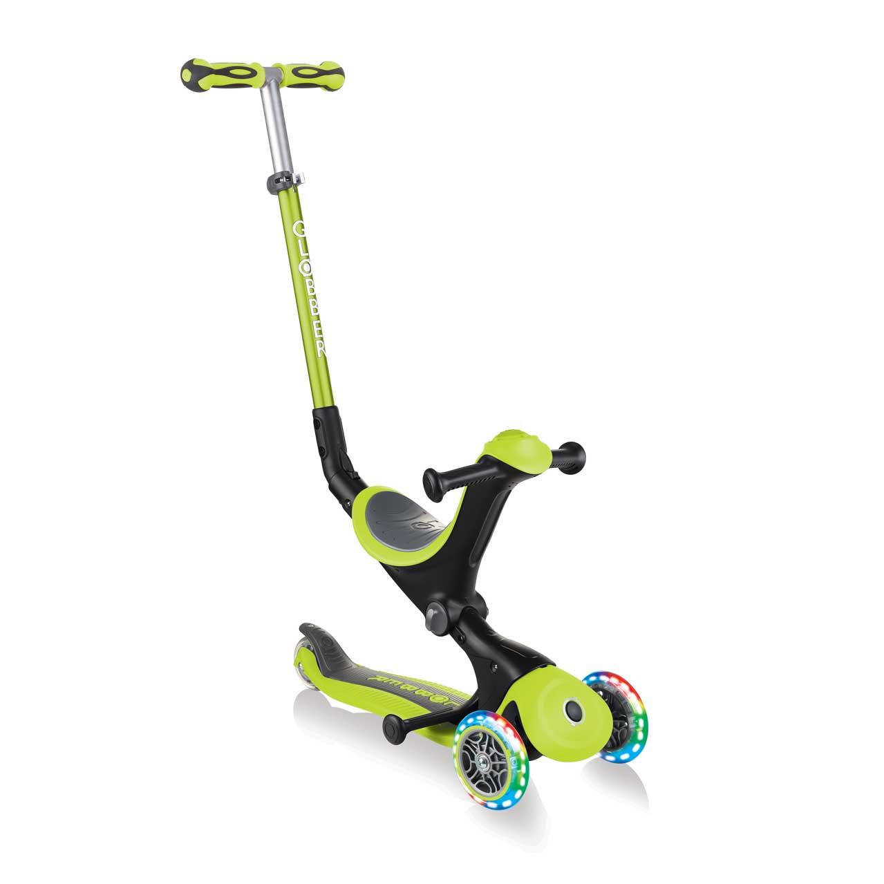 GO UP Deluxe Lights 5 σε 1 Scooter Parental Control - Πράσινο