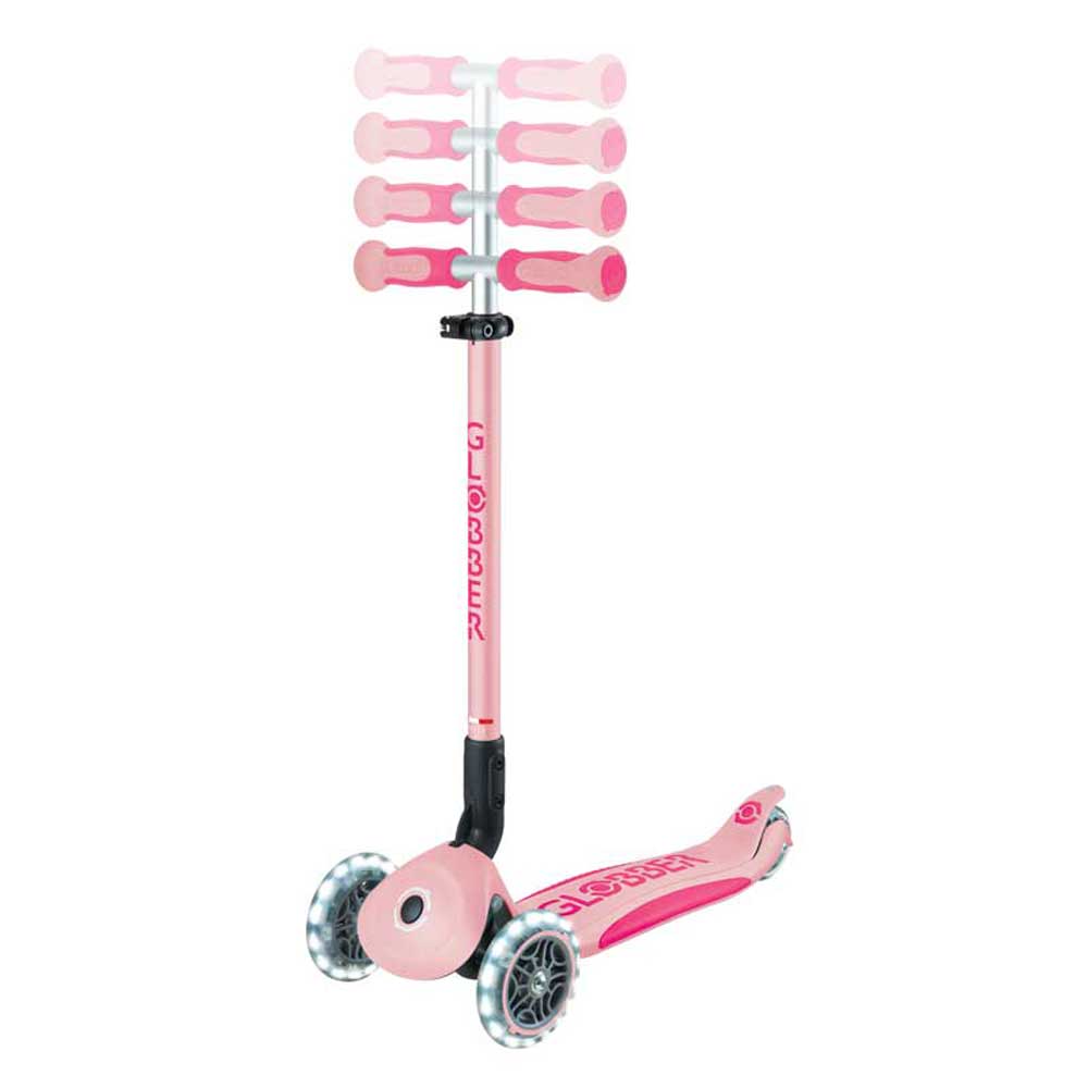 Σκούτερ με γονικό έλεγχο GO UP DELUXE LIGHTS, παστέλ ροζ