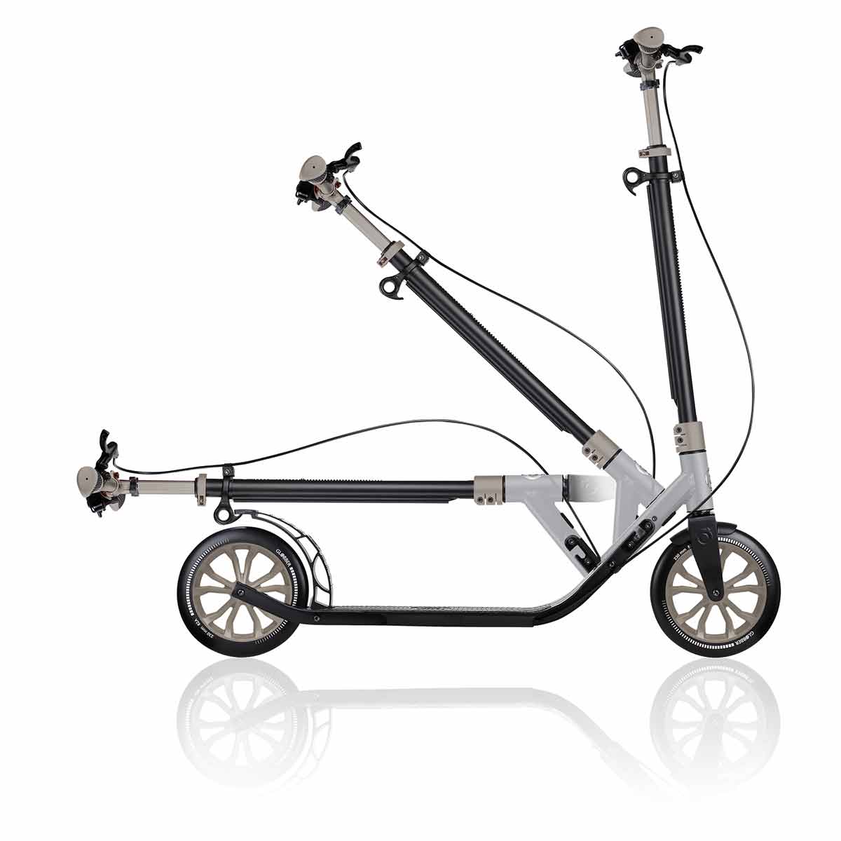 Scooter για εφήβους Globber ONE NL 230 ULTIMATE - γκρι, αναδιπλούμενο