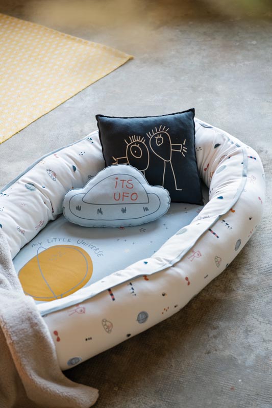 Baby Clic Κάγκελα κρεβατιού 60x70x60cm - Ufo
