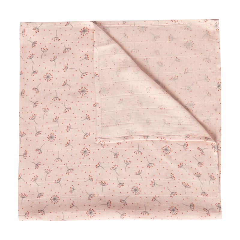 Bebe-Jou 3 τεμ. Υφασμάτινες πάνες 70x70cm Wish Pink