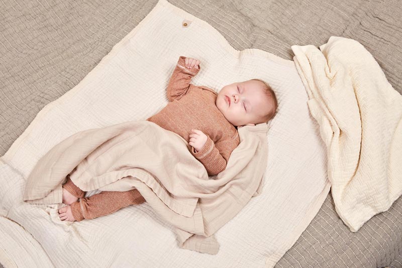Bebe-Jou Poncho 86/92cm Pure Cotton Sand